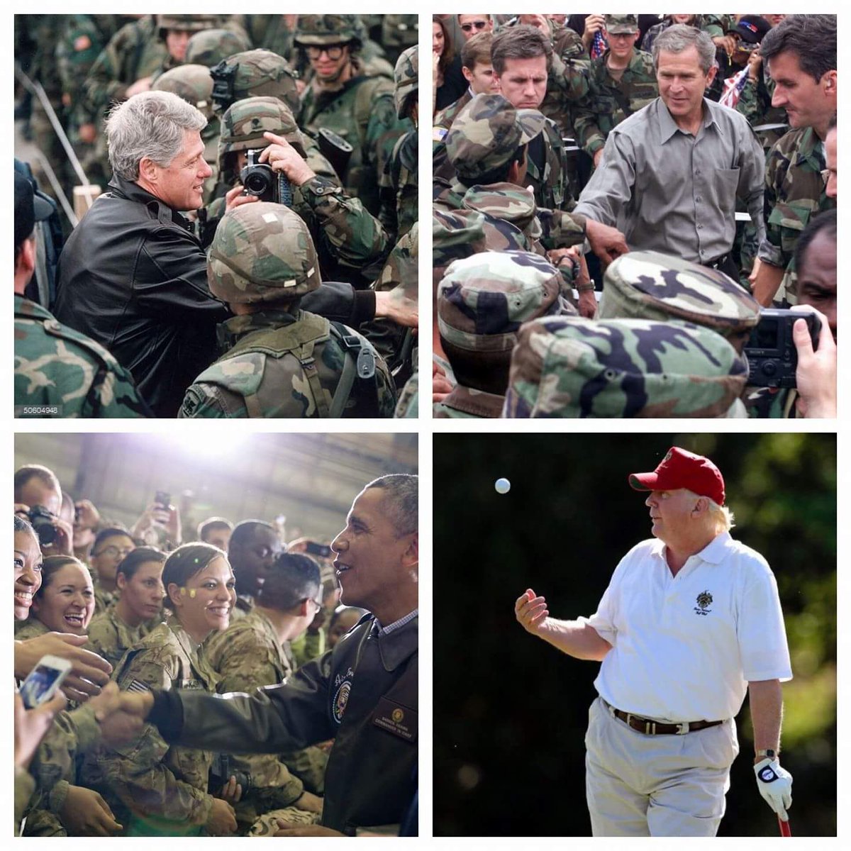 susiezygy's tweet image. #TheDifferenceBetween 4th of July days of #POTUS #VeteransAgainstTrump