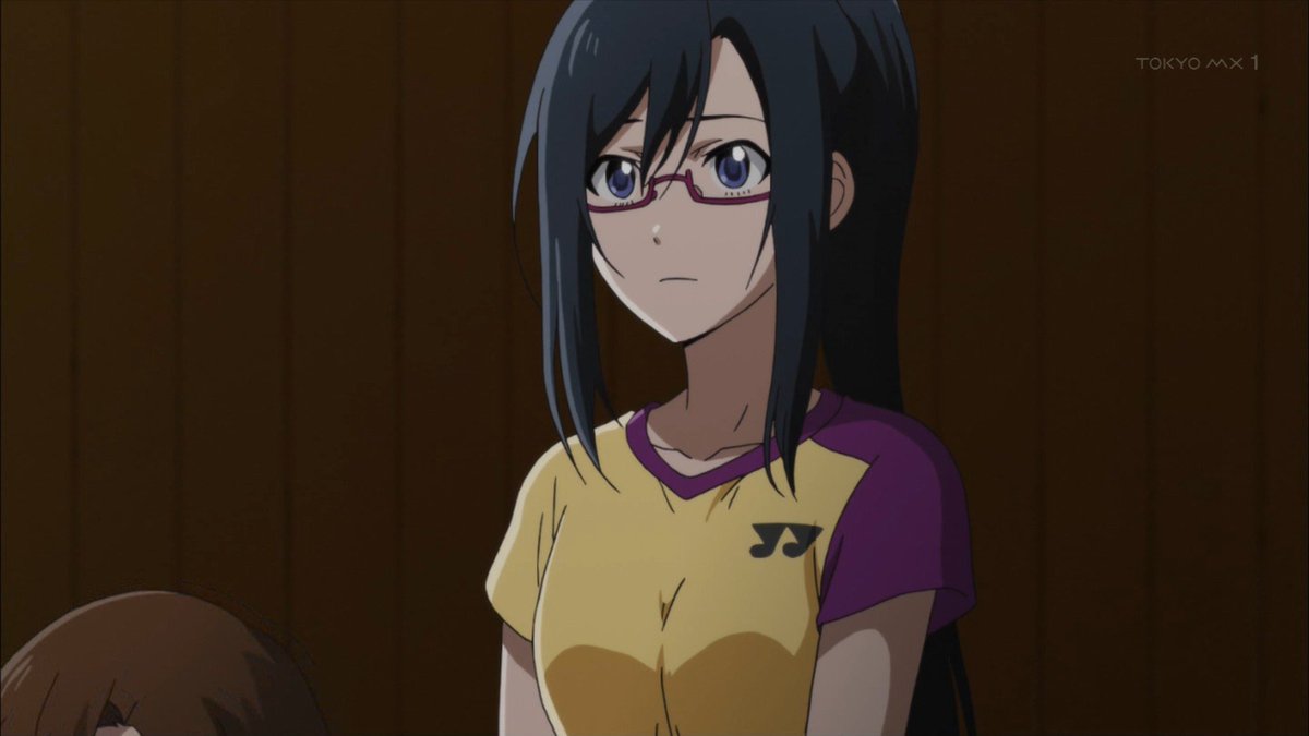 板坂阪返 流星屋模型店 ポニテ はねバド 2話のポニテ 泉理子 はねバド ポニーテール ポニテ Pferdeschwanz