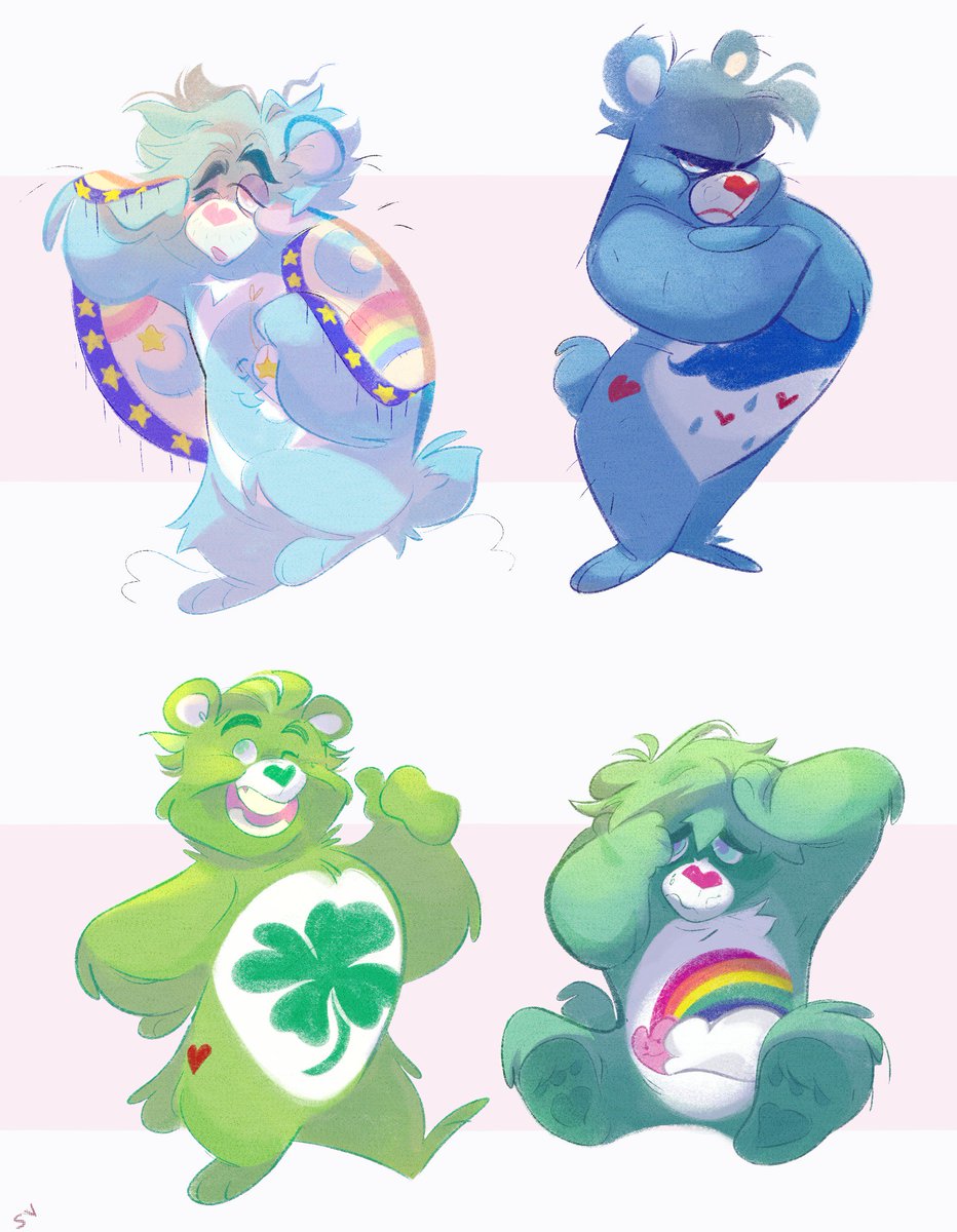 I've been binging classic care-bears; here are my faves!