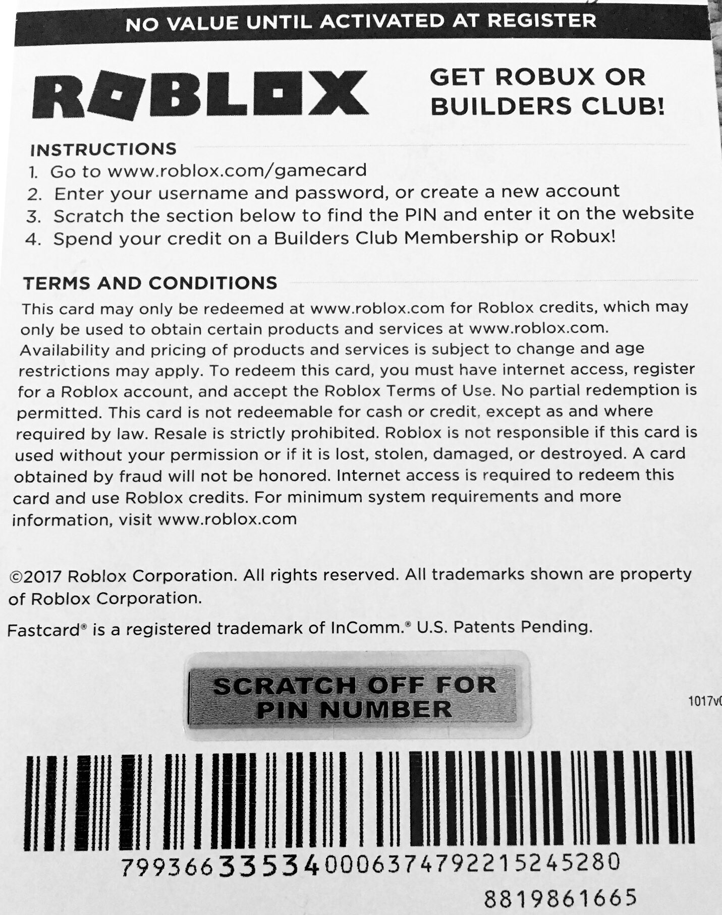 roblox gift card ไทย