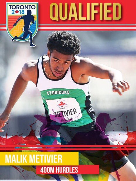 AthleCanada's tweet photo. Dimanche à Ottawa, deux spécialistes des haies ont obtenu leur billet aux Championnats 🇨🇦 #ACTF2018 pour les Championnats de la #NACAC 2018 #TF6ix 

Bravo @noellemontcalm et Malik Metivier! https://t.co/2IMo988IDV