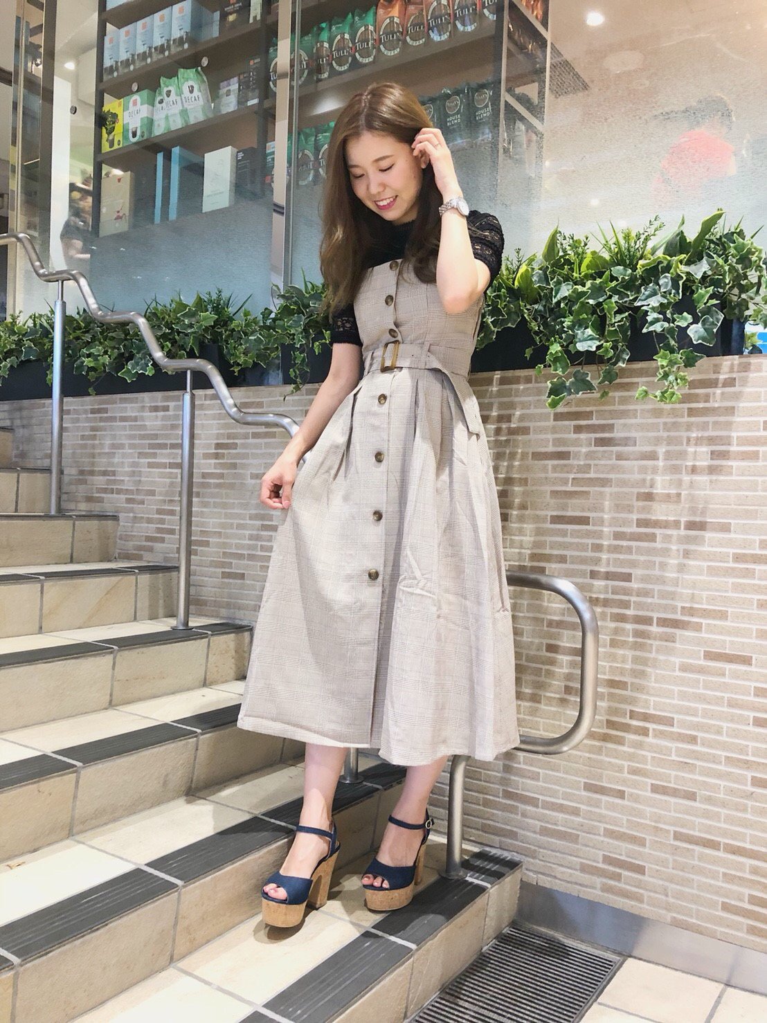 ট ইট র Dazzlinペリエ千葉店 おすすめワンピース チェックベアワンピース 7900 Tax 幅広い層から人気 丈は長めですが小柄な方でも 着れる丈感になっています 今なら2点で10 Off Dazzlin Dazzlin千葉ペリエ チェックワンピース ベア