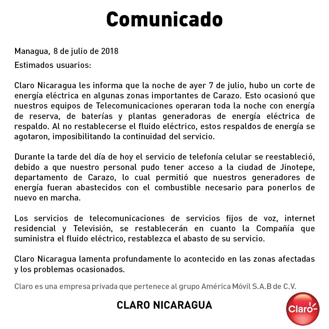 ClaroNicaragua's tweet photo. https://t.co/SKA0ptzIr9