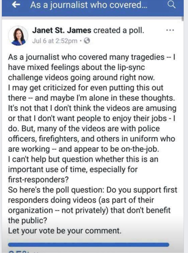 Kdbristow's tweet photo. Hey @janetstjames will you be doing another poll?  The last one was a real hit.  #pathetic @medcityhospital https://t.co/X4NKPhUqd7