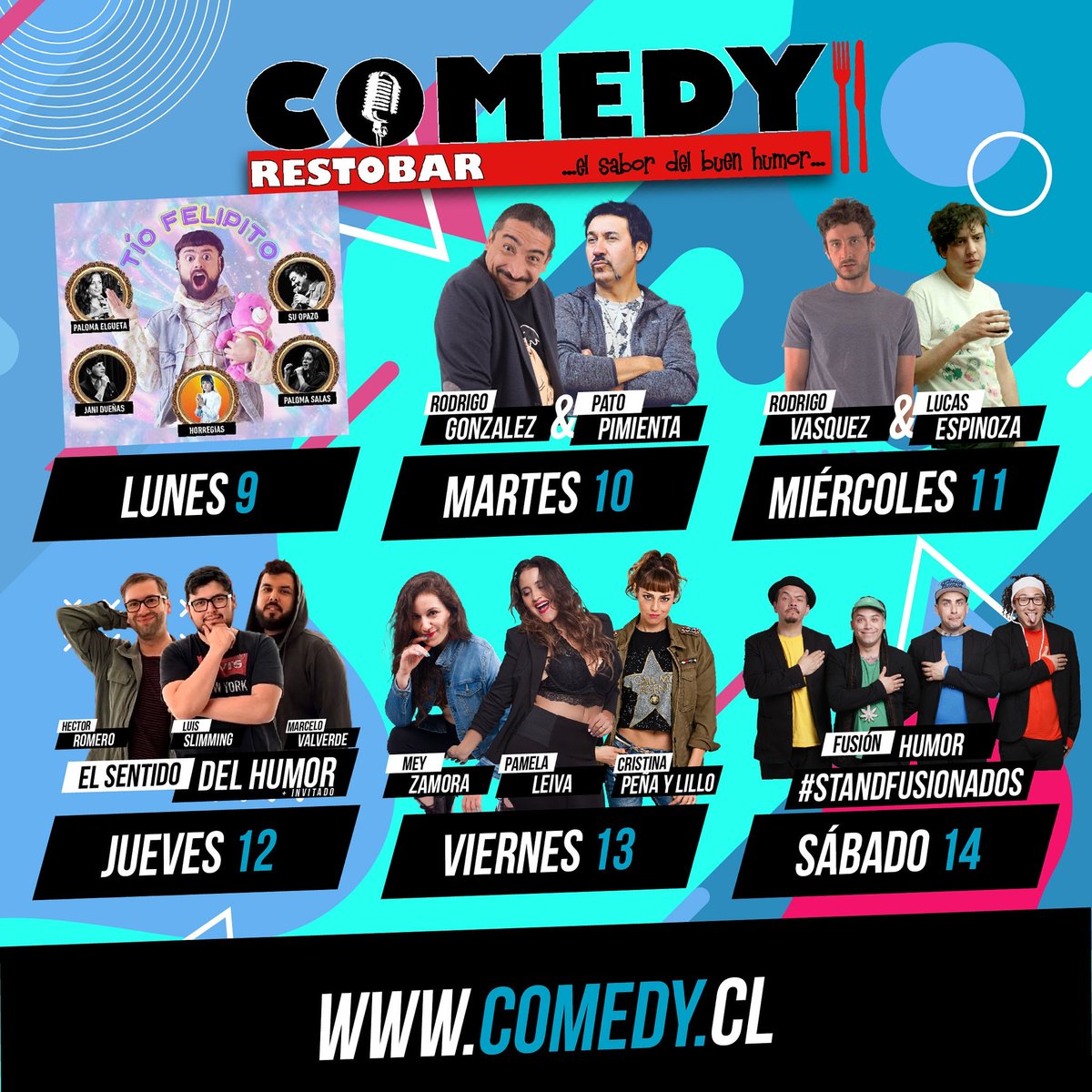 comedyrestobar's tweet image. #CarteleraComedy
Detalle de cada show comedy.cl 
Mesa x orden de llegada ☝
Seminario 614, Providencia