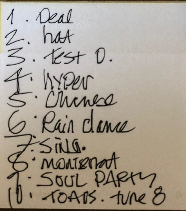 New Instagram photo: Last night’s set list #youngstown #jazzfusiontrio #jhlsound #jimmyhaslip #lionelcordew (ift.tt/2KXxhva)
