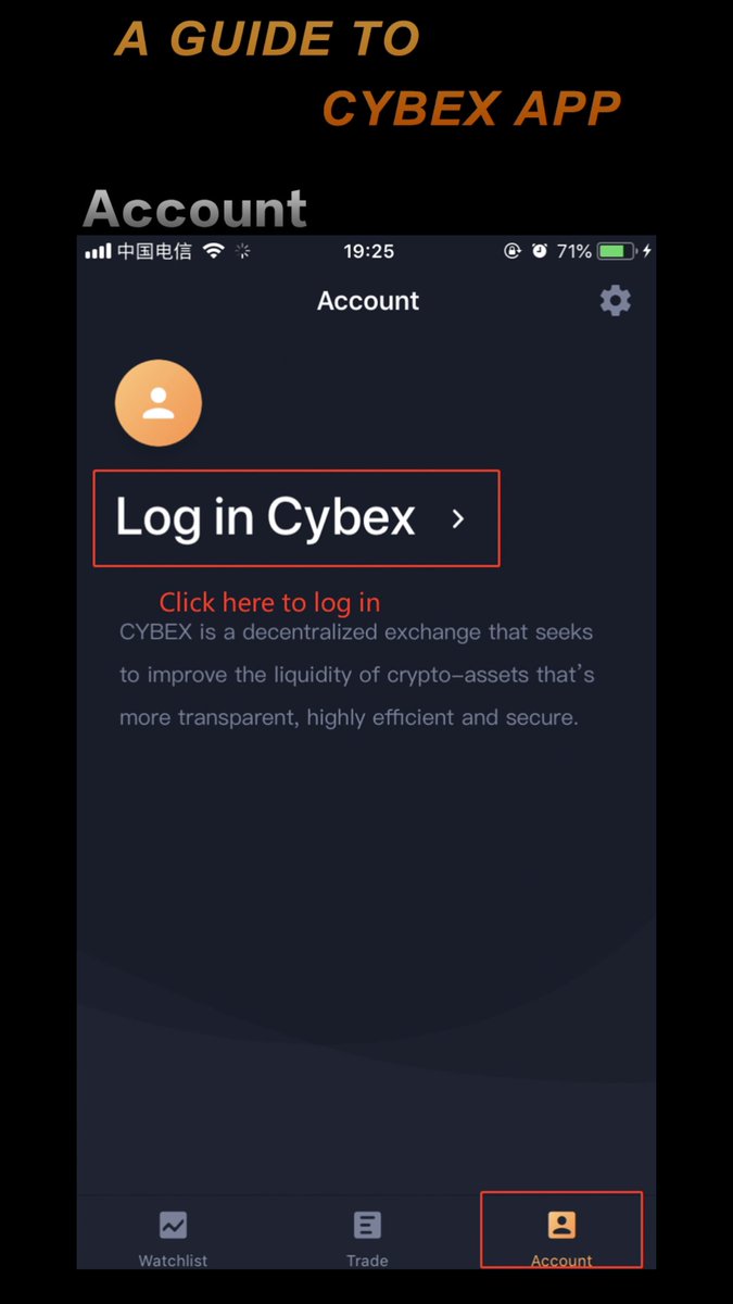 Cybex Decentralized Exchange tweet media