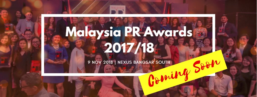 prcamalaysia's tweet photo. The search for the best public relations and communication campaigns is coming back! Stay tuned for further details.
#mpra2017 #prcamalaysia https://t.co/3KALBmMImj