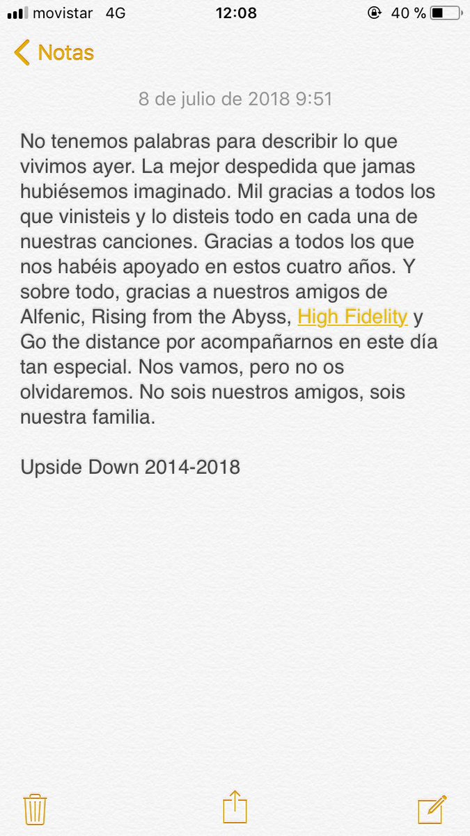upsidedownSP's tweet photo. 📷 @LulyDobbler_ UPSIDE DOWN 2014-2018. GRACIAS. https://t.co/33Su9OsyPT