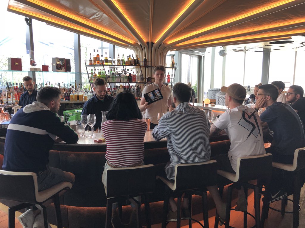 Nothing like a Whisky for breakfast. Thank you <a href="/bruichladdich/">Bruichladdich Distillery (Account Inactive)</a> for a great tasting with the bar team! Graeme Hunt is an inspiration @20StoriesMCR