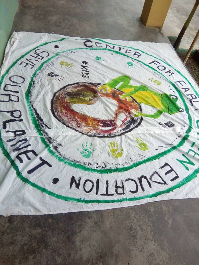 CEGEDUC's tweet photo. Children of High Tree College with CEGE using artwork to create  parachutes for the planet! And we came up with these. #MotherEarthProject  @motherearthmep https://t.co/u8qRaFdEF4