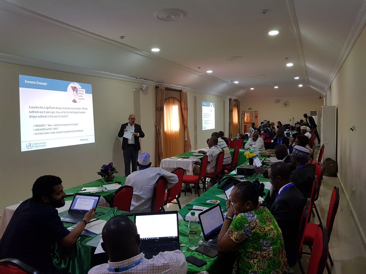 ibrodoc_03's tweet photo. the STAR/VRAM brings together multiple experts &amp;stakeholders to plan for #PublicHealthEvents &amp; hazards that affect health. @nemanigeria give a good description of disasters/risks in Nigeria to set the scene. https://t.co/bGm37Fh7kh