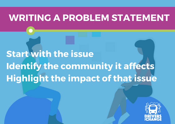 Change_Drivers's tweet image. When writing a problem statement you should define the problem in terms of needs, not solutions. If you define the problem with solutions, you're closing the door to other, possibly more effective solutions. #problemsolving #ideas #SocEnt