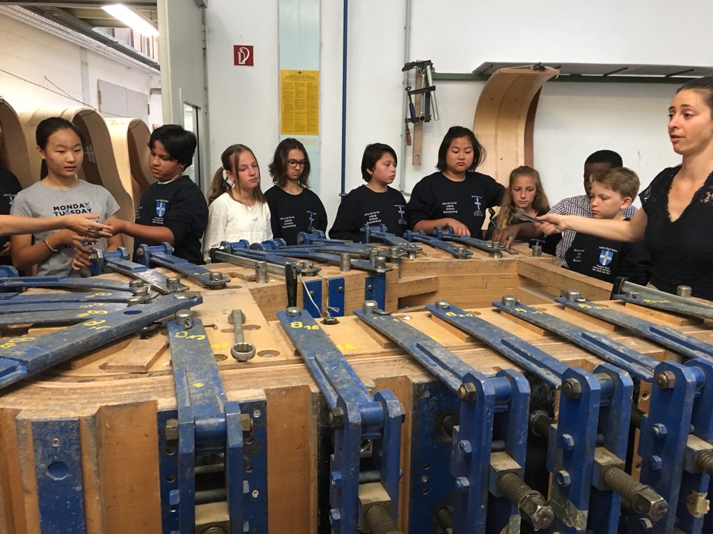 JuniorKingsSch's tweet image. #Blüthner  A real highlight of the trip 🎶