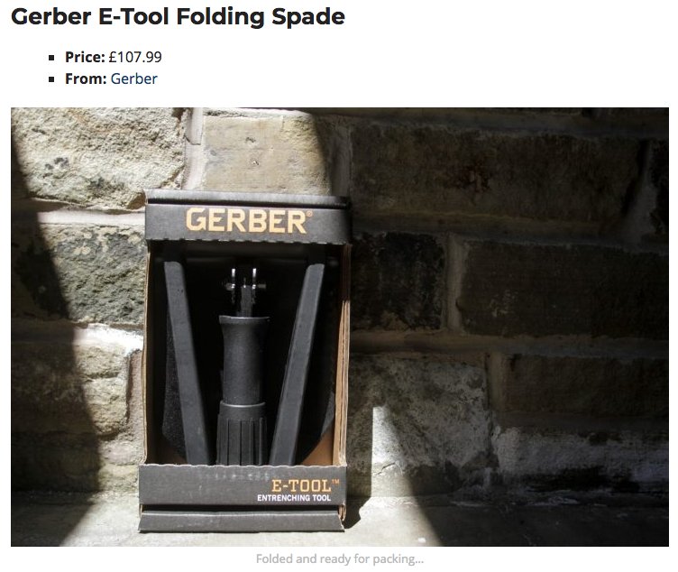 GerberStore's tweet image. Our E-Tool Folding Spade has featured in @singletrackmag's Fresh Goods Friday 403!

Read the full piece here - bit.ly/2KVFosc

Shop the Spade here - bit.ly/2uiwTNH
