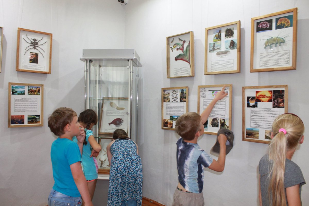 В Картинной галерее им. Д.А. Трубникова продолжает работу палеонтологическая выставка "Затерянный мир". Все  желающие могут посетить выставку Сергея Частилова "Затерянный мир" до конца июля