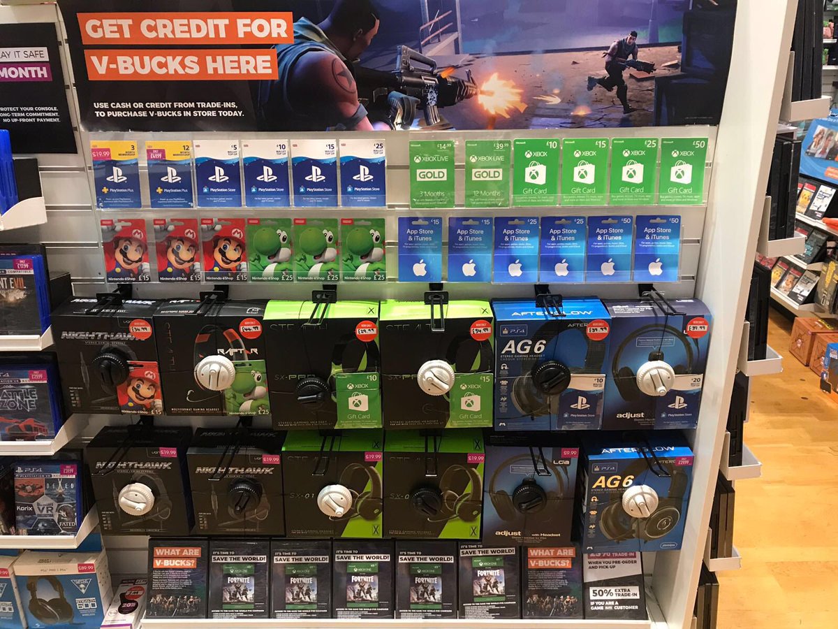 TabbyLoaf's tweet photo. #Season5 hype is getting real - what is coming through those rifts?
Pyramids, Pirate Ships, the Wild West..?
Come get your digital credit ready for your #BattleBundle it's even #CheaperWhenYouTradeIn and why not grab some new season kit too?
#FortniteAtGame #FortniteSeason5 https://t.co/yGQy5fpQlq