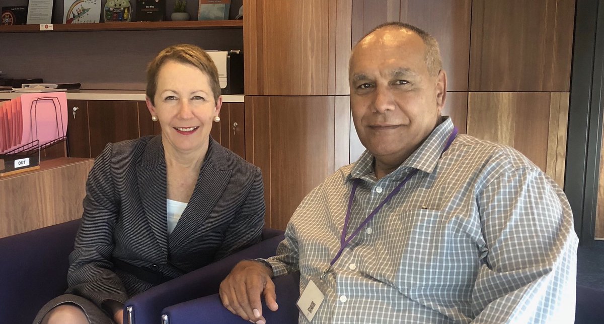 Ron Weatherall on his first day at work as our Exec Director, Indigenous Strategy and Partnerships - a new position we’ve created with the serious intent to address the over-representation of Aboriginal and Torres Strait Islander people in Child Safety, DV, Yth Justice #NAIDOC18