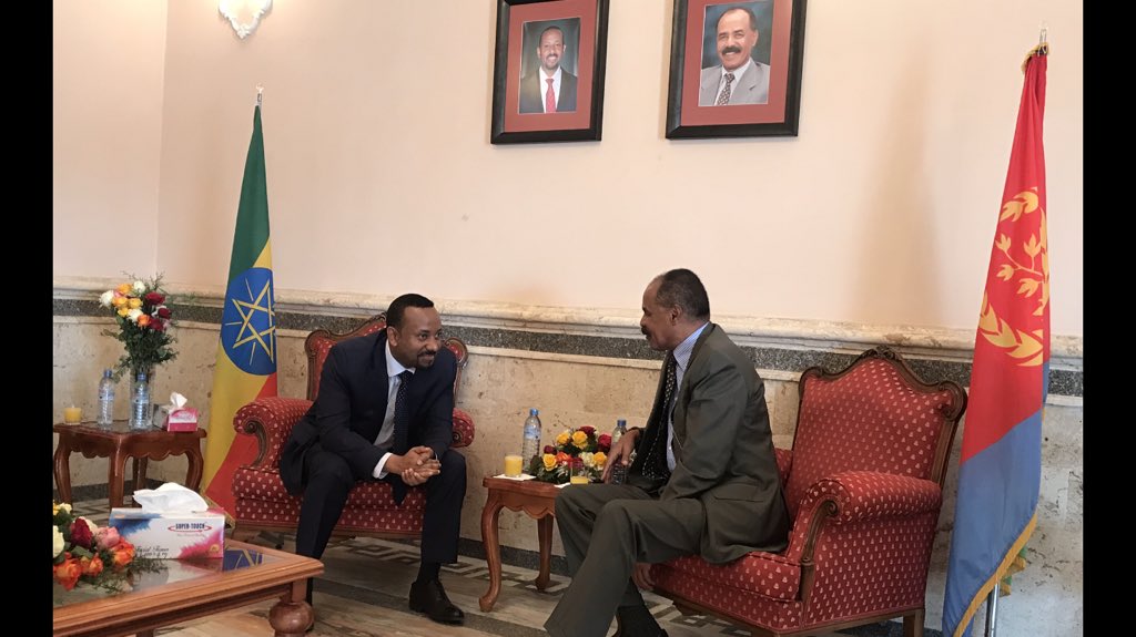 addisstandard's tweet photo. Good morning #Ethiopia &amp; #Eritrea and welcome to "the normalization of relations!" After 20 years, it is now confirmed that both countries will "start flights," facilitate "utilization of the sea ports" &amp; "re-open embassies in each other’s capital," according to @fitsumaregaa. https://t.co/veTraIxTec