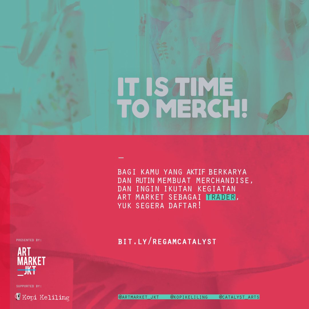 KopiKeliling's tweet photo. [OPEN CALL] Calling all makers | https://t.co/rZ3scCIrj2 #opensubmission #opencall #artmarket #artmarketjakarta #artjakarta #catalystarts https://t.co/ZluosJvXov