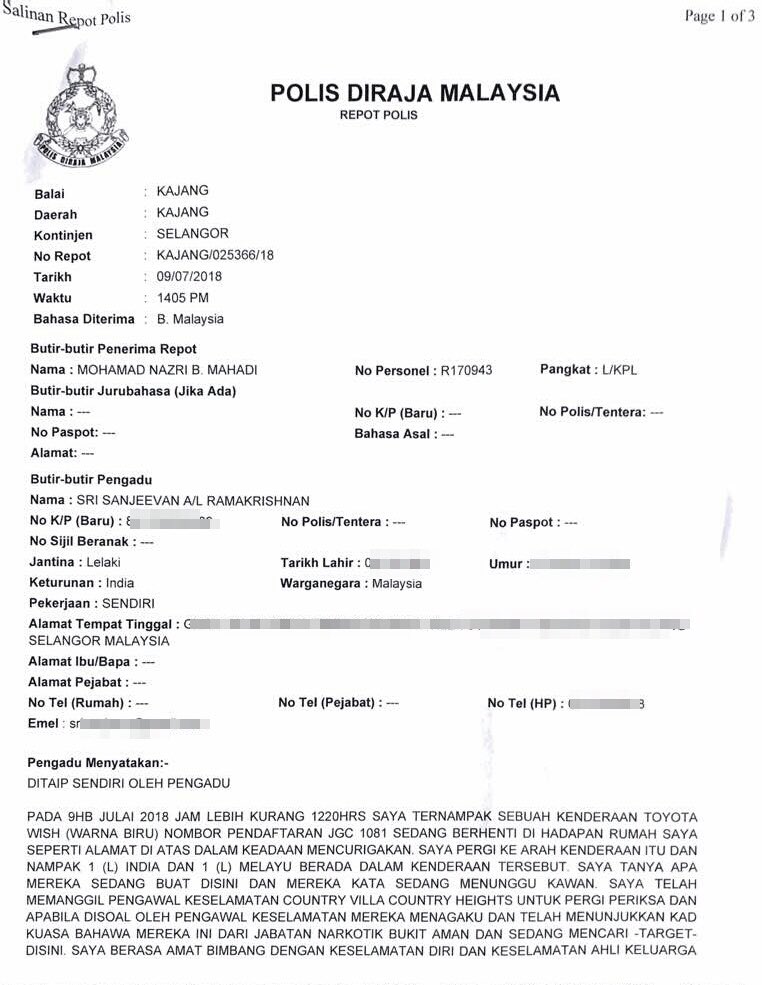 Ss A Twitter Selesai Membuat Laporan Pdrmsia Terhadap 2 Orang Ini Yang Mengaku Mereka Adalah Polis Jabatan Narkotik Bukit Aman Saya Mahu Jawapan Drpd Pengarah Narkotik Mohamad Salleh Dan Igp Fuzi Harun Chedetofficial