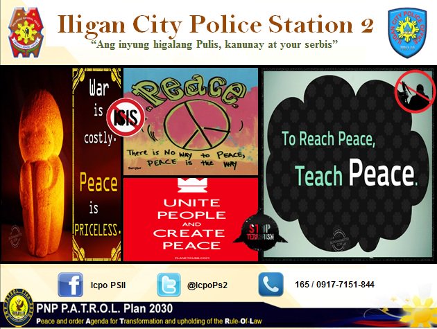 IcpoPs2's tweet photo. To Reach Peace, Teach Peace...
Pahinumdum Gikan sa inyong Higalang Pulis sa ICPS2... https://t.co/3re4qDkkfm