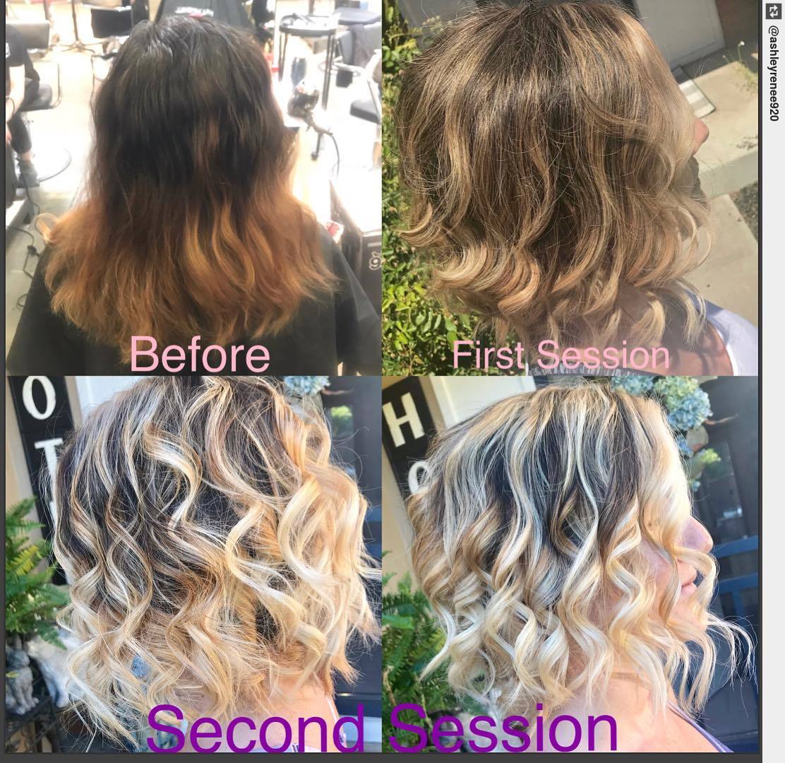 betrendsetters's tweet photo. Blonde process is amazing! Always exciting to see whatโs going to come out of those foils! #blondeprocess #foilayage #balayage https://t.co/fSpGRoslOn