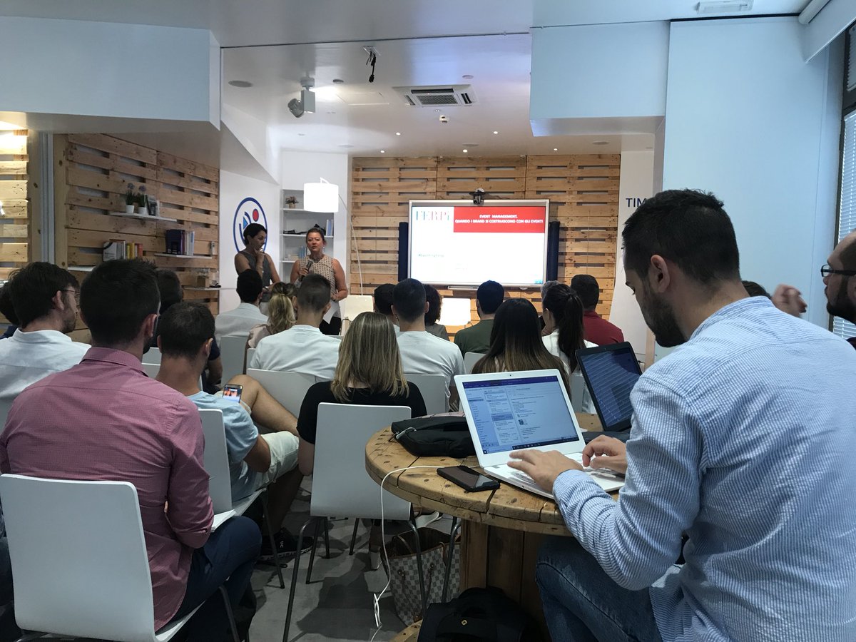marcopiana90's tweet photo. #9Luglio Oggi al #timfactory di Roma per "#eventmanagement Quando i brand si costruiscono con gli eventi" con l'intervento di @SPattuglia #EventingFerpi @CaspFerpi @Comunica_Media https://t.co/R24dyF7LYg