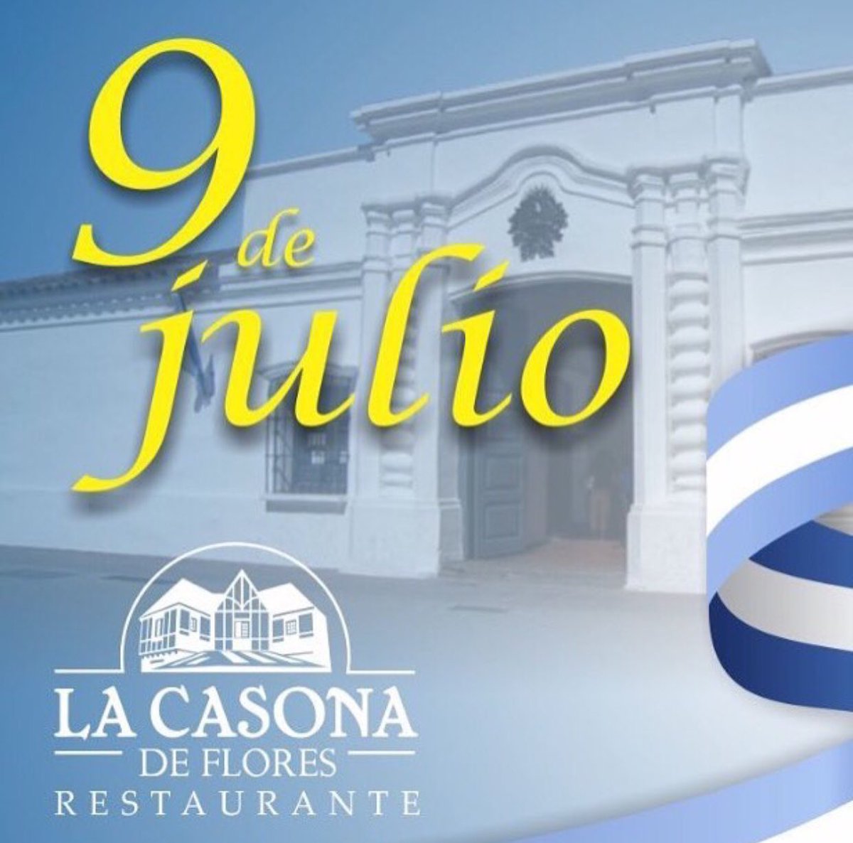 LaCasonaDFlores's tweet photo. Feliz Día de la Independencia les desea La Casona de Flores 🌞🇦🇷. Los esperamos con Locro Criollo a las Brasas y Empanadas de Carne cortadas a cuchillo. 😋🥘🍷🥟 Av.Avellaneda 1899 📞4632-1060 
#diadelaindependencia #9dejulio #lacasonadeflores #pizzaclub #locro #locrocriollo https://t.co/UZ2hsMyO1x