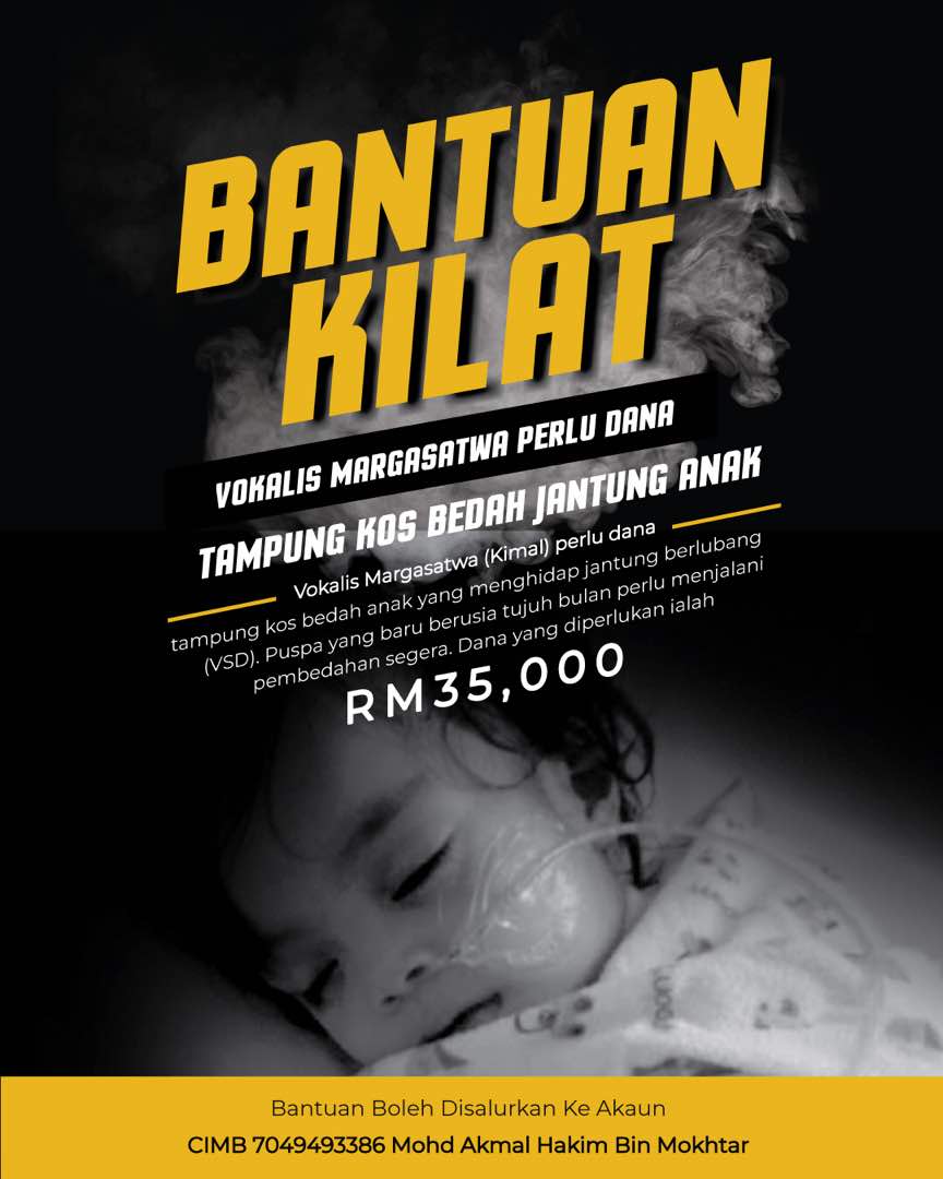 Jenn_Thompson's tweet photo. BATUAN KILAT!
Kimal @Mrgstwa needs our help.  If you can step forward..it will only take 3,500 people to give RM10 to meet the amount needed... of course if you can afford more your generosity is appreciated.  Thank you ❤️
Bank account details on poster. https://t.co/KT8mjq9mWS