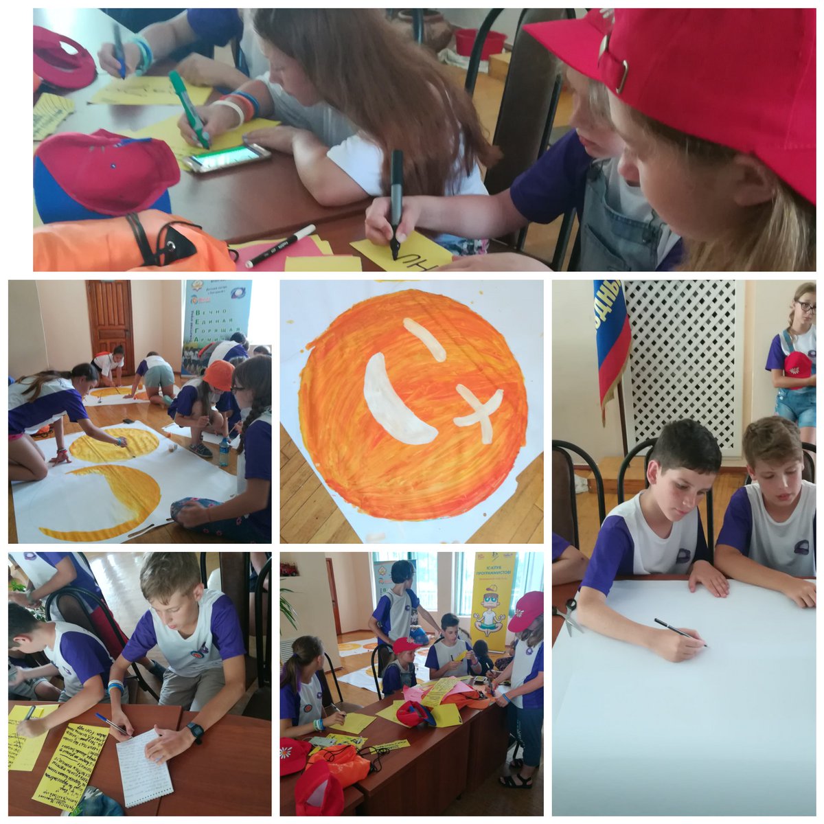 Работаем над итоговым продуктом мастерской😉😉😉😉 #ШколаРосатома #ЛагерьШколаРосатома #Орленок