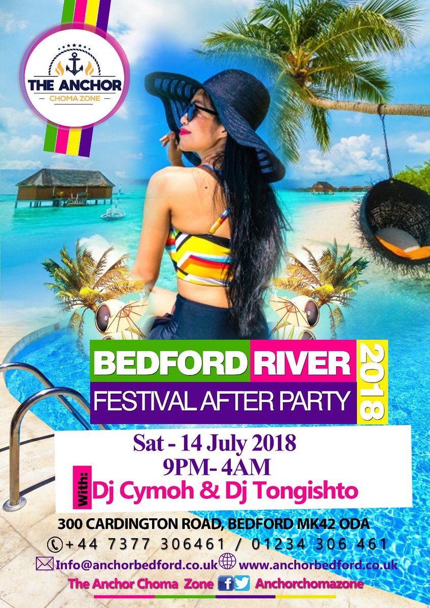 AnchorChomaZone's tweet photo. Just 4 more sleeps to the Bedfor river festival join us for the After Party @AnchorChomaZone for a fun filled night #MondayMotivation #beer @LoveyourpubInfo @djcymoh @TomTomMuhia @nyagakamau @joe_ngash https://t.co/T5CFKhzcrg
