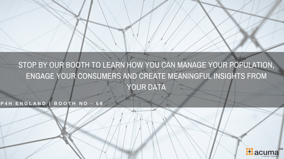 acumasolutions's tweet photo. We're headed to @P4HEngland this month! Drop a message to set up meetings with our #healthcare experts to talk about your #HealthIT app - https://t.co/IAsaMFk9qu #NHS #socialcare #healthIT #telemedicine #pophealth #remotecare #virtualcare #Booth69 https://t.co/jIdjJ29KYd