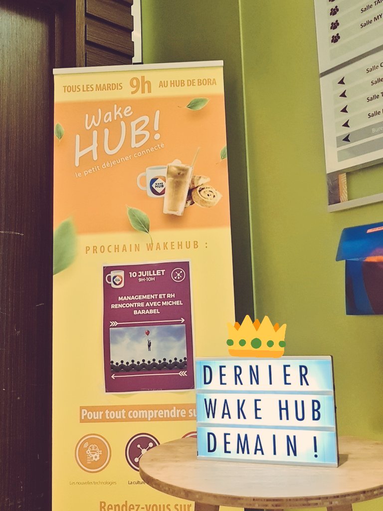 EnergieNum's tweet photo. 💎 À NE PAS MANQUER ! 💎 Demain matin 🕘 le dernier #WakeHUB ☕🍪 de la saison sur le #managerdigital🤳 et les #nouvellesorganisations 👥 avec @barabelm https://t.co/OAQeHg5a4M