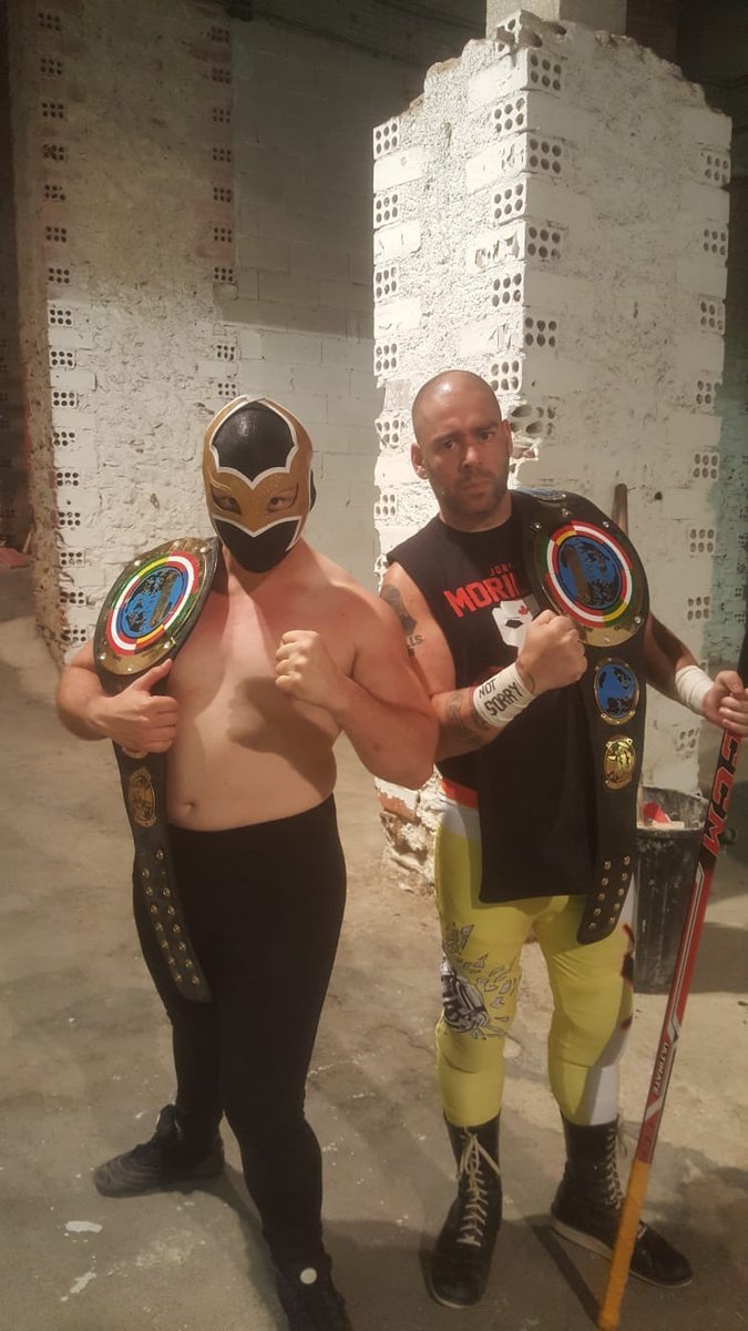 ResistPW's tweet photo. ¡Muchas felicidades a los luchadores de @riotwrestling @wrestling_rage que estuvieron en ABC-Catch en Francia, representando el wrestling de Barcelona!
Gran debut internacional Tony Aeri, y junto a Dead Mask nuestro @JMorillas78 se convirtió en Tag Team Champions !!! https://t.co/cVz5gAqxvd