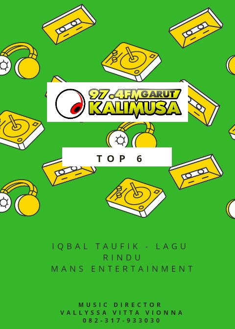#top10requestkalimusa
#top6
Selamat kepada <a href="/Iqbaltf_/">Iqbaltf_</a>
<a href="/musikanadaswara/">MANS Entertainment</a>
.
.
Music Director <a href="/Vallyssavvio/">vaye</a> 
#UnlimitedStation