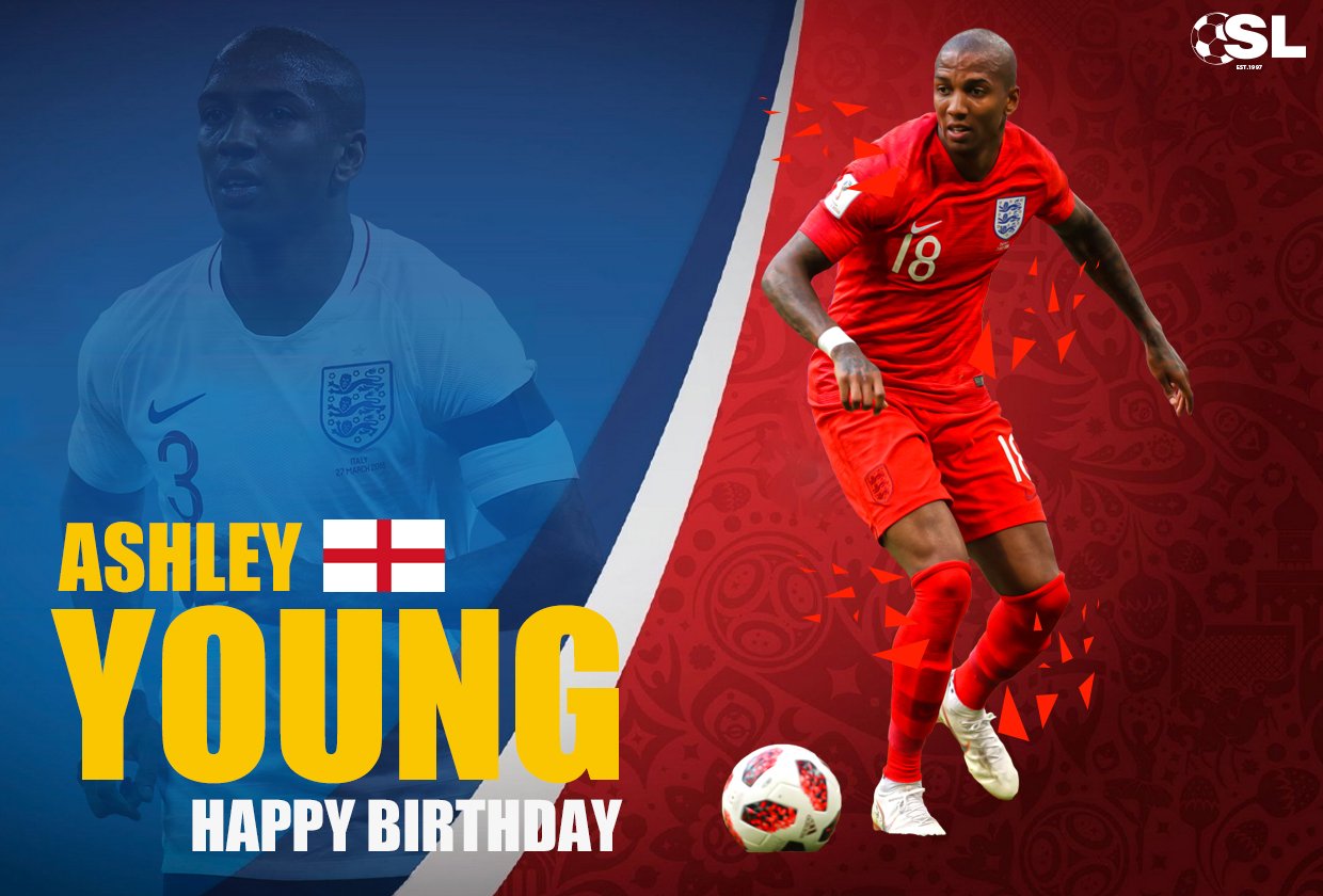 Ashley Young is celebrating his special day today! Join us in wishing the midfielder a Happy 33rd Birthday! 