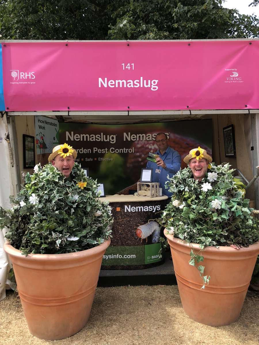 <a href="/The_RHS/">The RHS</a> <a href="/HelenPest/">HelenPest</a> <a href="/BASF_Nemasys_UK/">Nemasys Beneficial Nematodes</a> #nemaslug #RHSHampton thank you we had a great show and sold out again 38,000 tickets sold each day and we spoke to all.