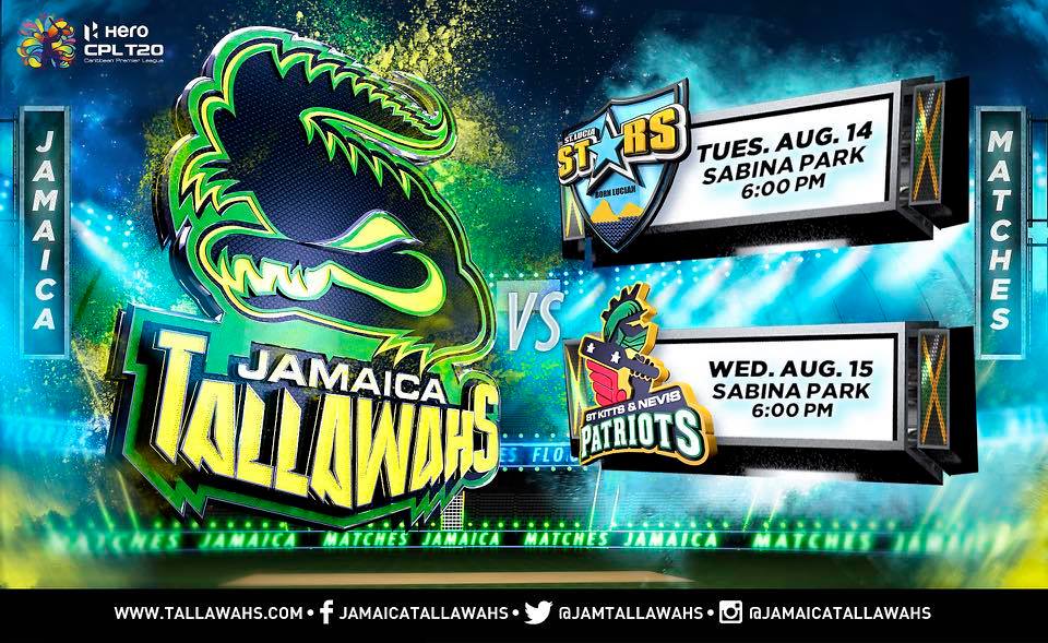 .@jamtallawahs Join Captain Andre Russell @ar12russell and his team as they chase ‘The DREAM’ in #CPL18.
Get your tickets now!!! August 14 & 15 @6pm its a date!!!!
#jamaicatallawahs #sabinapark @cpl18 #biggestpartyinsports #dreamwidyuhteam