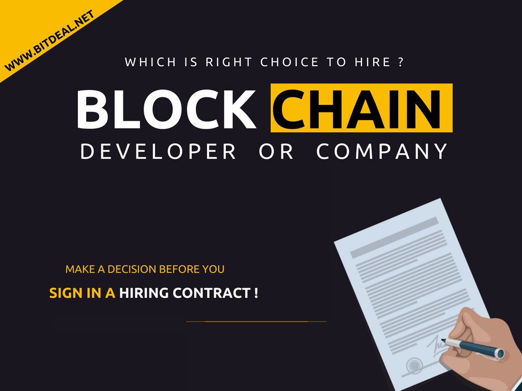 bitdeal001's tweet image. #Blockchain Development Company (or) Hiring a Dedicated Blockchain Developer !! Which one will be the best choice for you? Find out here!! goo.gl/wH6umb
#HireBlockchainDeveloper #BlockchainDevelopment