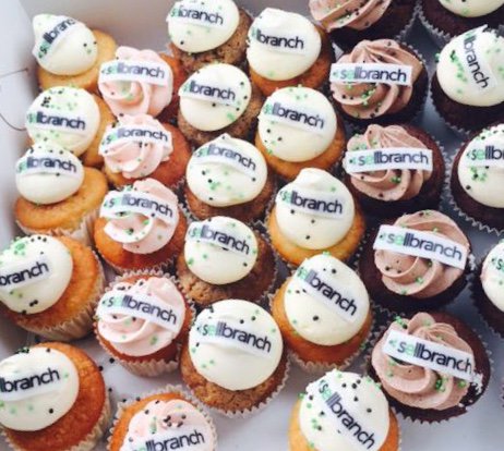 Sellbranch's tweet photo. Spreading love and Cupcakes to @GroupMWorldwide in Amsterdam 😊 #sellbranch #newbranding https://t.co/3QzhMR8xwG
