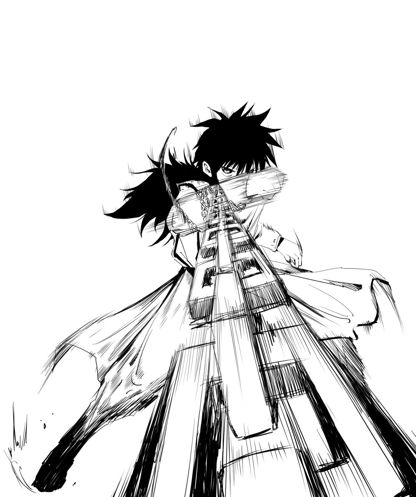 ハム リク絵 蔵馬vsクラピカ