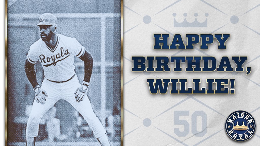 Happy Birthday to Royals legend, Willie Wilson! 