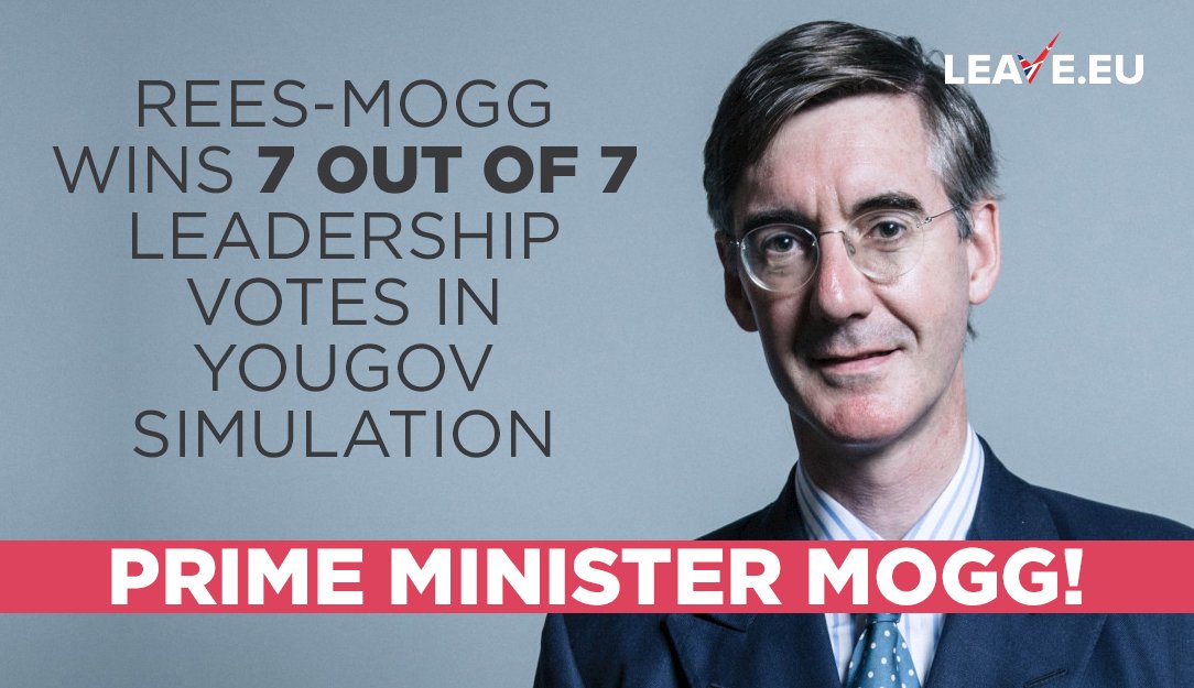 RT if you think it's time for a true Brexit prime minister.

C'mon <a href="/Jacob_Rees_Mogg/">Jacob Rees-Mogg</a> - the people are behind you!

Support us at leave.eu/get-involved