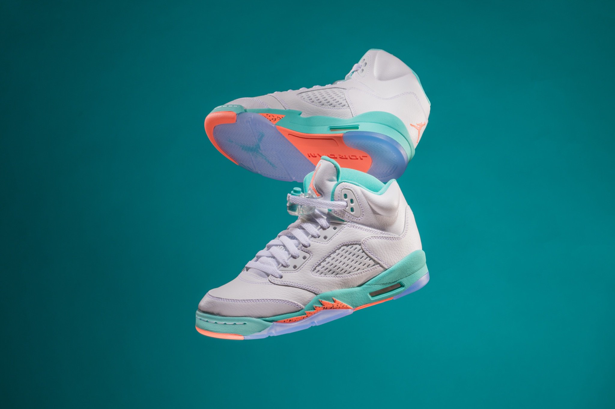 air jordan 5 light aqua