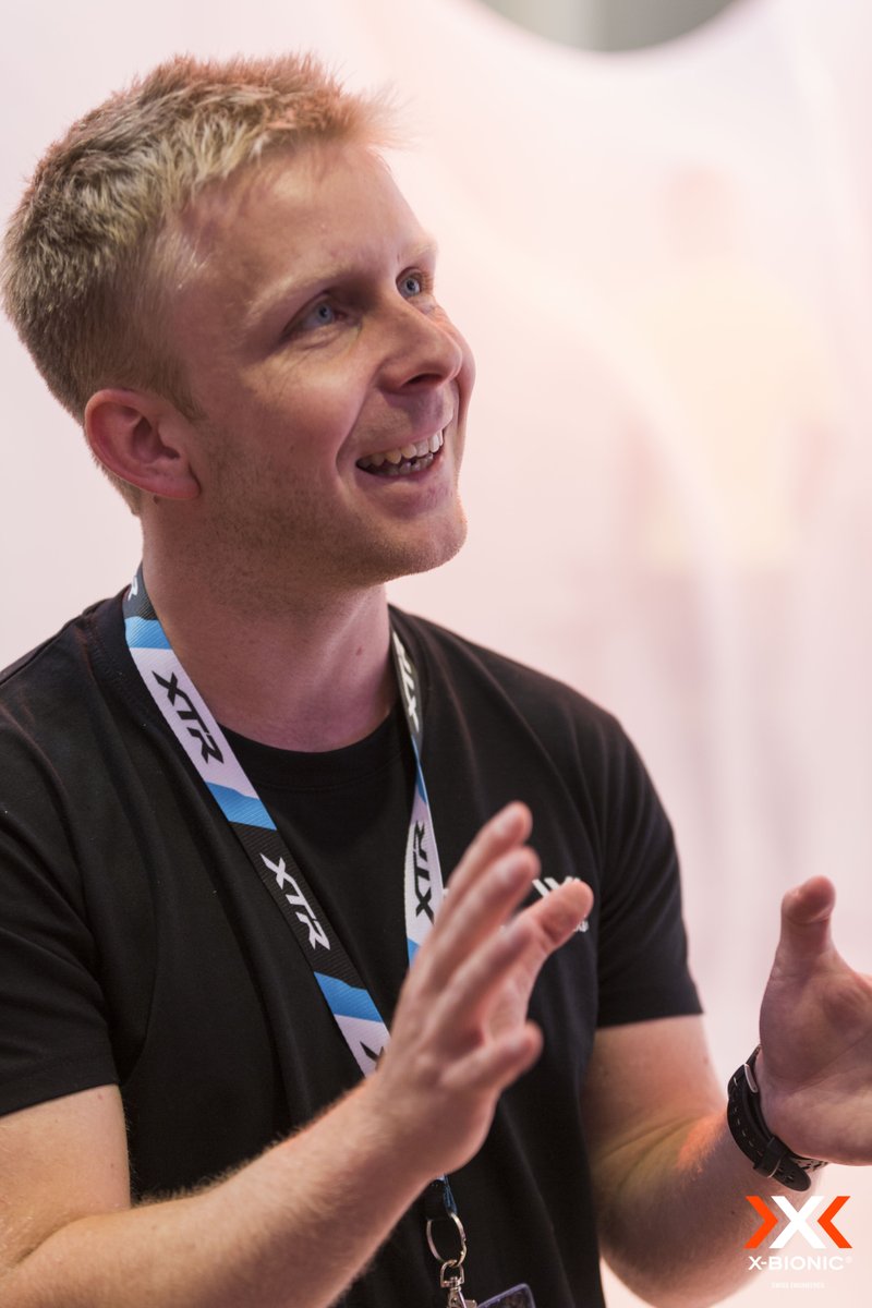 XBionic's tweet image. The team doing a great job at #Eurobike 2018. We have the greatest team!