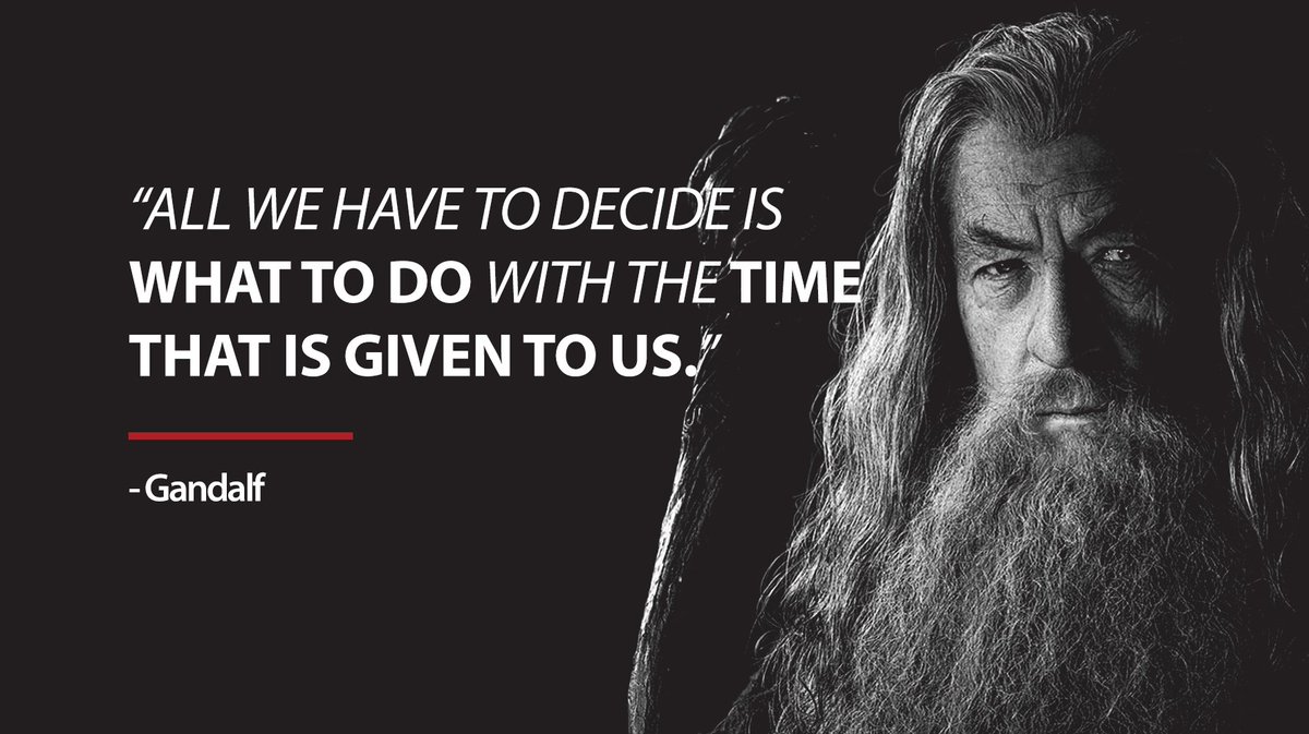 It's Monday again. Thankfully Gandalf is here to help us through the day 🧙🏻‍♂️ #LotR #MondayMotivation