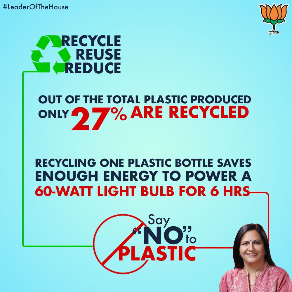 Kamaljeet Sehrawat (@kjsehrawat) on Twitter photo Plastic poses a threat to our planet as it adds to the land, water and air pollution. Let us take a pledge to strive towards a cleaner, greener and safer environment for ourselves and for the future generations to come. #LeaderOfTheHouse #SDMC
#BJP <a href="/swachhbharat/">Swachh Bharat Mission - Grameen</a> <a href="/BJP4Delhi/">BJP Delhi</a> Plastic poses a threat to our planet as it adds to the land, water and air pollution. Let us take a pledge to strive towards a cleaner, greener and safer environment for ourselves and for the future generations to come. #LeaderOfTheHouse #SDMC
#BJP <a href="/swachhbharat/">Swachh Bharat Mission - Grameen</a> <a href="/BJP4Delhi/">BJP Delhi</a>