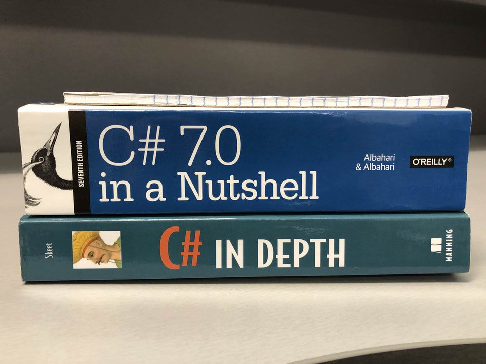 siavash's tweet image. I feel like one of these books is misleading. #CSharp