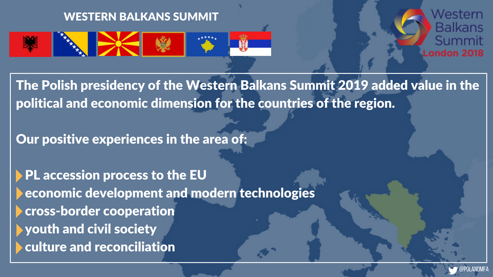 #Poland's support for the #WesternBalkans countries ambitions.

#WBSummitLondon
#WB6inLondon